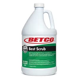 Best Scrub Pleasant Scent Floor Cleaner 1 GAL Interim Maintenance Scrub / Recoat Concentrate Liquid 4/Case
