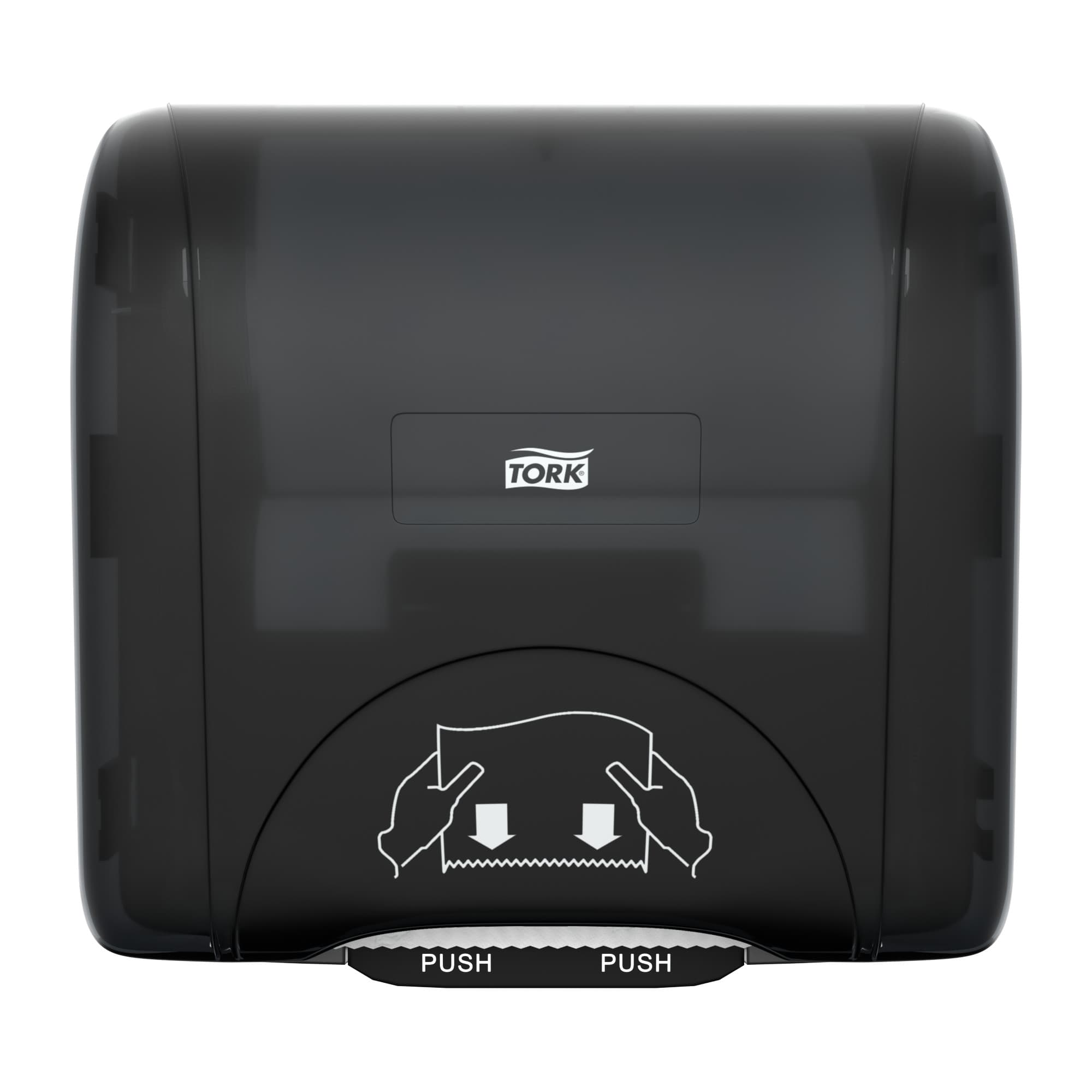 Tork Paper Towel Dispenser H76 7.5X11.75X12.5 IN Plastic Black Mechanical Mini 1/Each