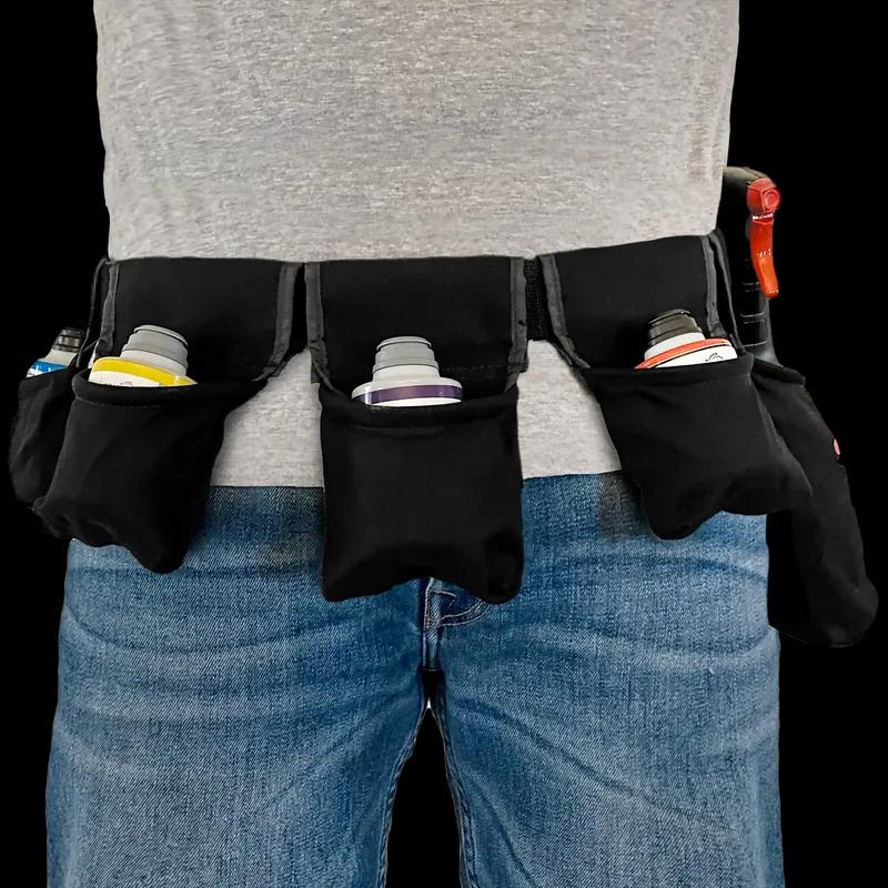 TruShot 2.0® Mobile Dispensing Belt Nylon Cotton Black 1 Trigger Holder 4 Cartridge Bags 1/Each