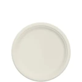 Solo® Bare® by Solo® Eco-Forward® Plate 8.9X0.748 IN Sugarcane Ivory Round 125 Count/Pack 4 Packs/Case 500 Count/Case