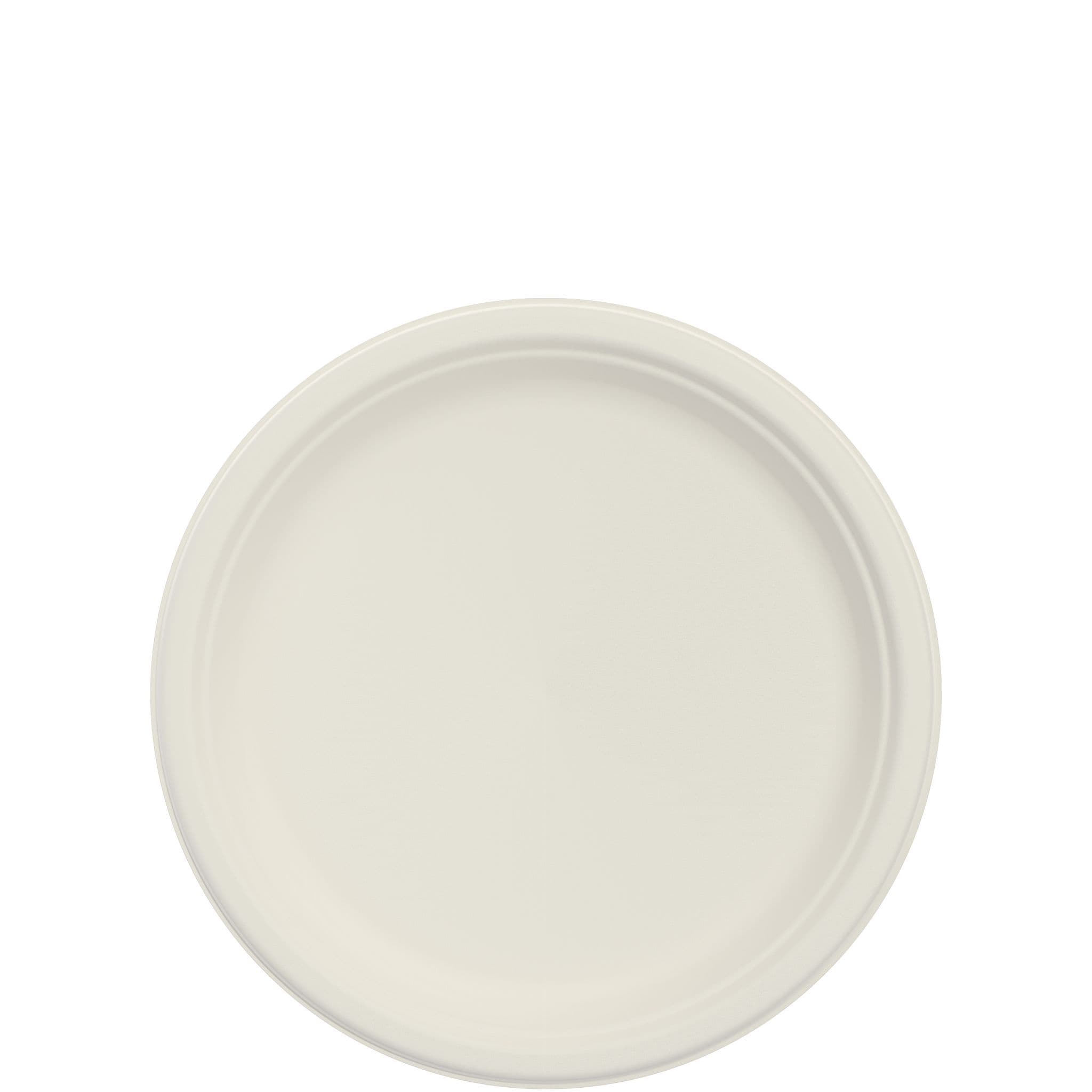 Solo® Bare® by Solo® Eco-Forward® Plate 8.9X0.748 IN Sugarcane Ivory Round 125 Count/Pack 4 Packs/Case 500 Count/Case