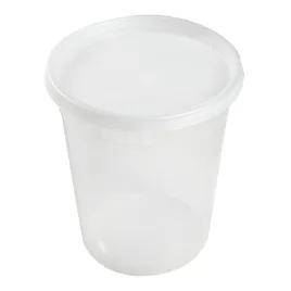 Deli Container Base & Lid Combo 32 OZ Plastic 240/Case
