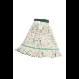 Mop Head White Cotton Synthetic Blend 4PLY Looped Large 5IN Headband 1/Each