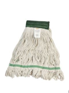 Mop Head Medium (MED) White Loop End 1/Each