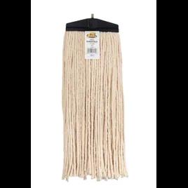Mop Head 24 OZ Cotton 4PLY Cut End Screw Top Plastic Cover 1/Each