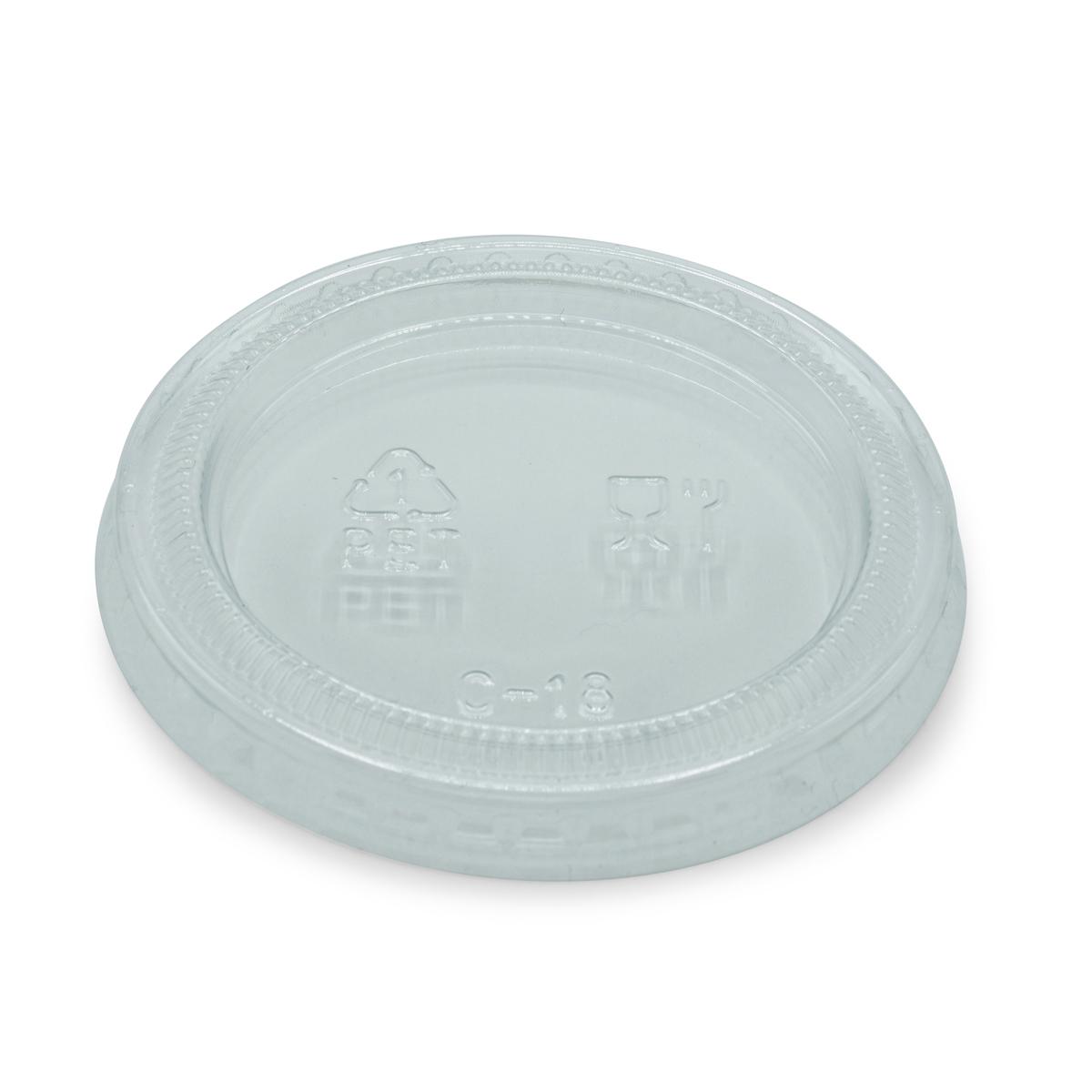 Victoria Bay Lid PET Clear For 1.5-2 OZ Souffle & Portion Cup 2500/Case