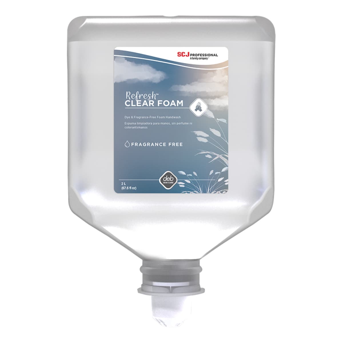 Refresh Deb Handwash Foam 2 L Clear 4/Case