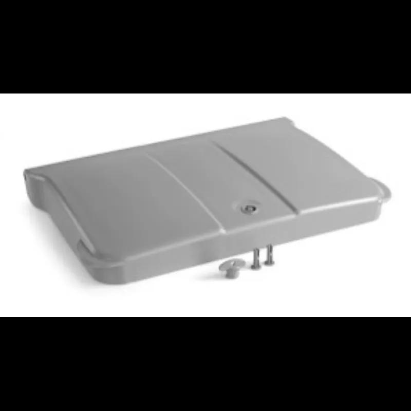 Lid Cover for Dome Gray Locking Mechanism 2 Pins & Key 1/Each