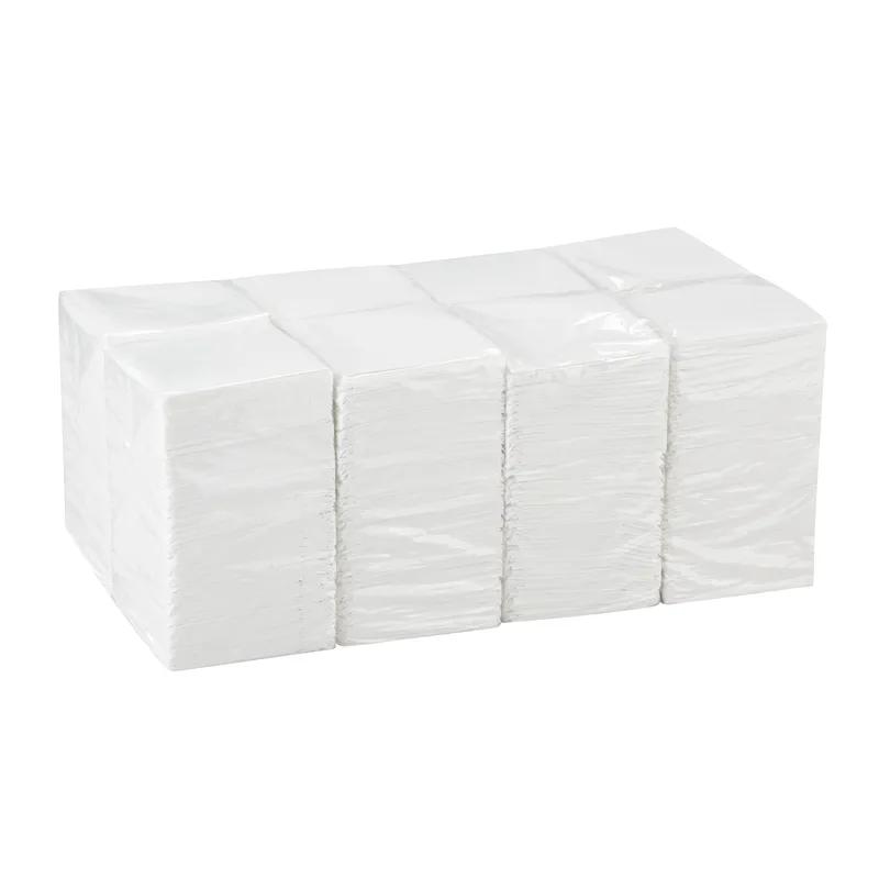 Dixie® Beverage Napkins 9.5X9.5 IN White Paper 1PLY 1/4 Fold 500 Sheets/Pack 8 Packs/Case 4000 Sheets/Case