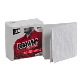 Brawny® Professional Surface Wipe 4 Paper White Disposable 80 Sheets/Pack 12 Packs/Case 960 Sheets/Case