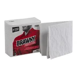 Brawny® Professional Surface Wipe 4 Paper White Disposable 80 Sheets/Pack 12 Packs/Case 960 Sheets/Case