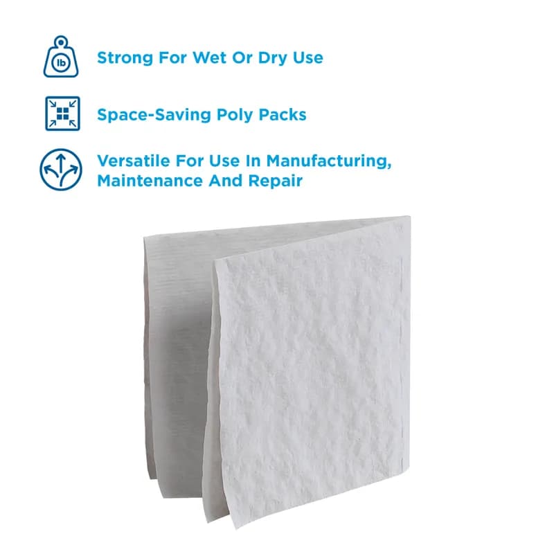 Brawny® Professional Surface Wipe 4 Paper White Disposable 80 Sheets/Pack 12 Packs/Case 960 Sheets/Case