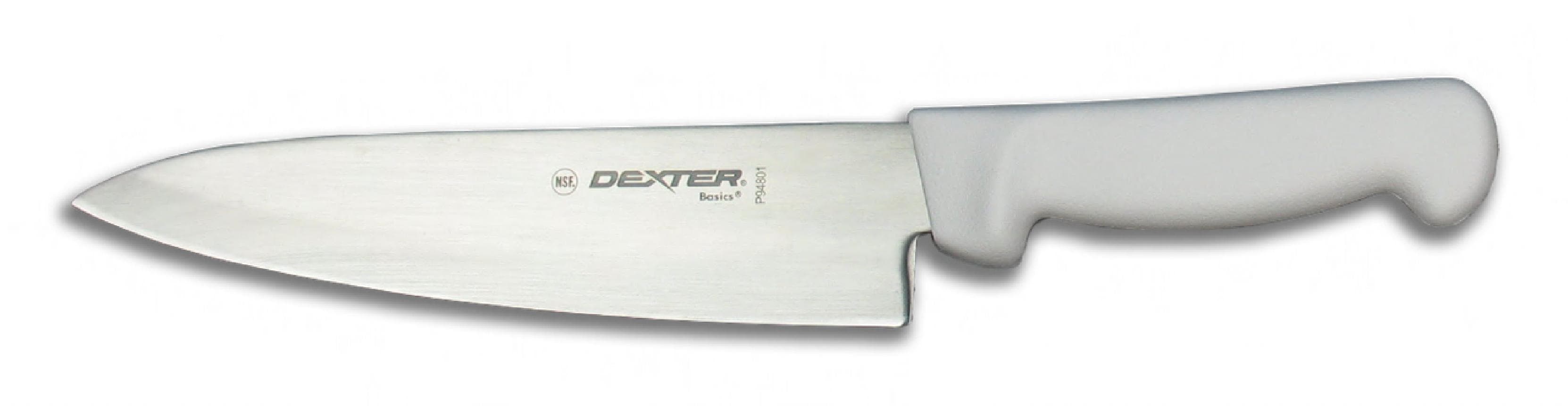 Basics Cook Knife 8 IN Carbon Steel White 1/Each