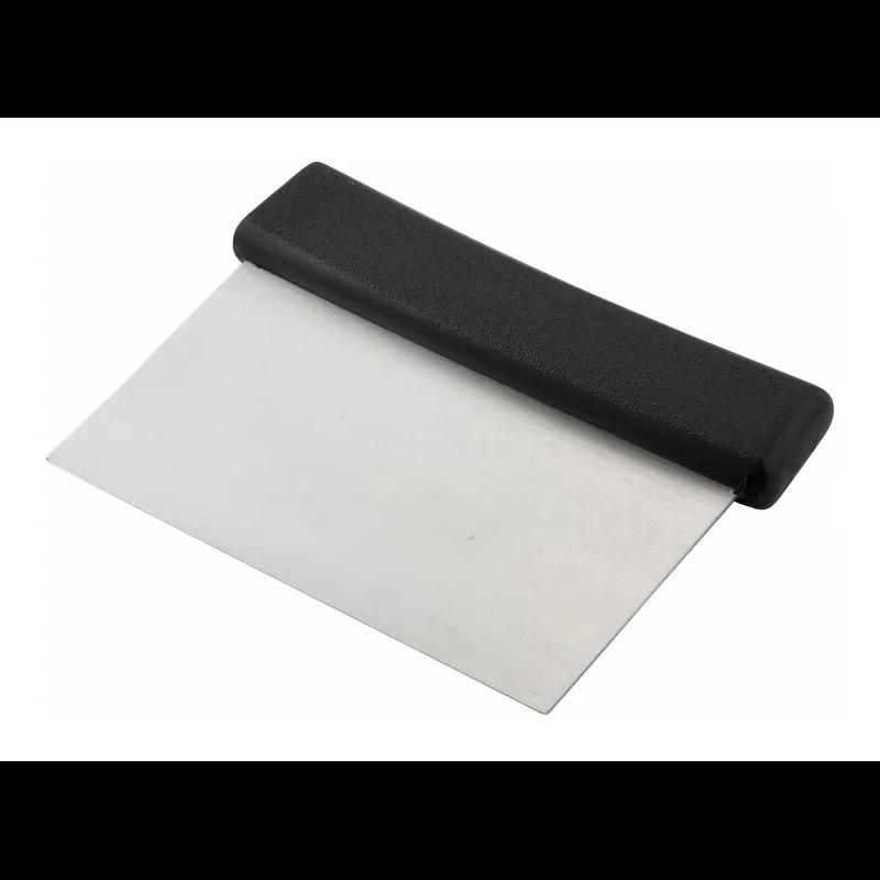 Dough Scraper 6X3 IN Stainless Steel Black 1/Each