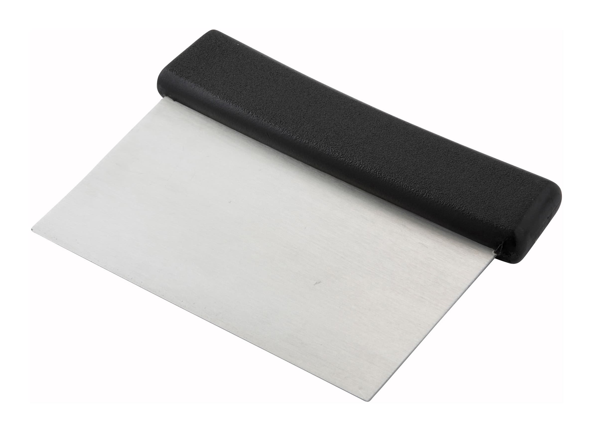Dough Scraper 6X3 IN Stainless Steel Black 1/Each
