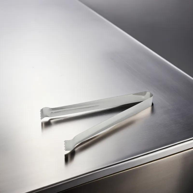 Pom Tongs 6X4X1 IN Stainless Steel 1/Each