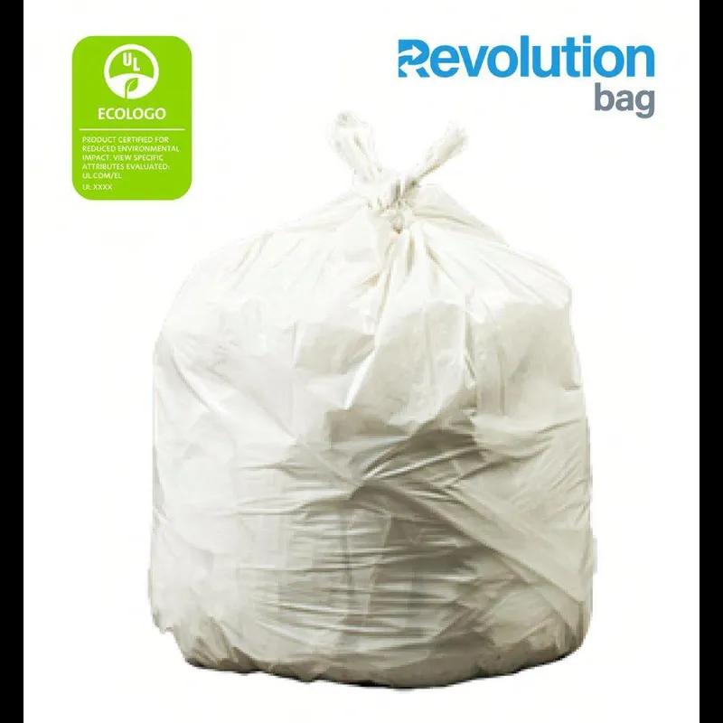 Can Liner 28X45 IN Natural Plastic 0.58MIL 250/Case