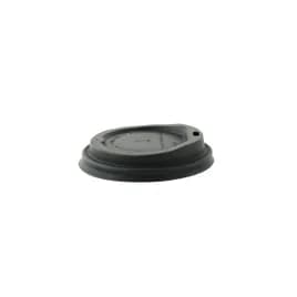 Lid Dome 3.54 IN CPLA Black For Cup 50 Count/Pack 20 Packs/Case 1000 Count/Case