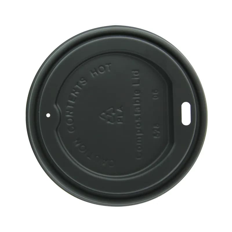 Lid Dome 3.54 IN CPLA Black For Cup 50 Count/Pack 20 Packs/Case 1000 Count/Case