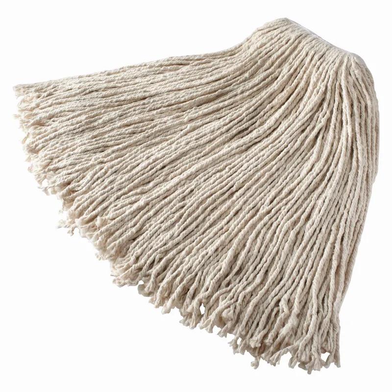 Mop Head XL 5.5X7 IN 32 OZ White Cotton 1IN Headband 1/Each