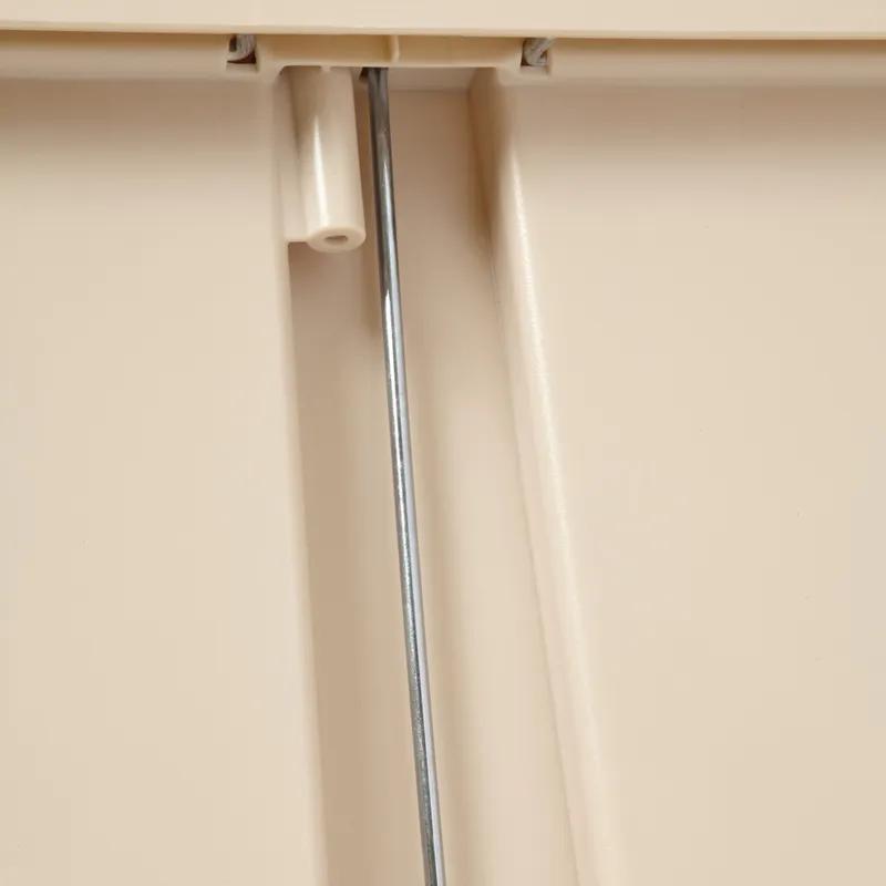 Slim Jim® Trash Can 24 GAL White Resin Step-On 1/Each