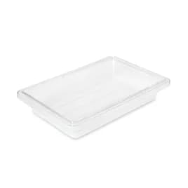 Food Tote Box 18X12X3.50 IN 2 GAL Clear PC Food Safe 6 Count/Case