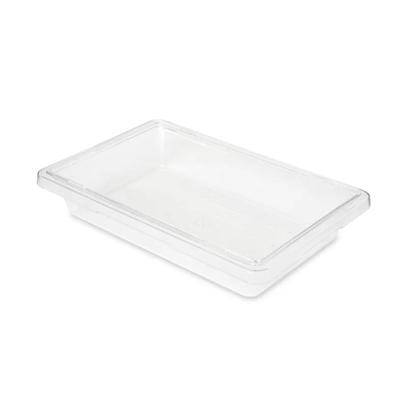 Food Tote Box 18X12X3.50 IN 2 GAL Clear PC Food Safe 6 Count/Case