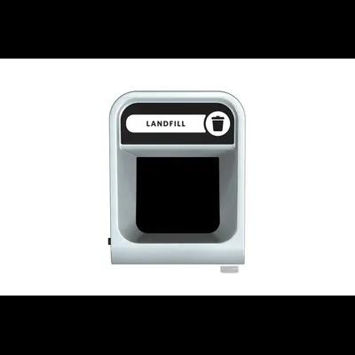 Configure Landfill 1-Stream Trash Can 19.59X19.5X37.97 IN 23 GAL Gray Metal 1/Each