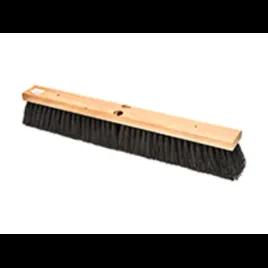 Push Broom Sweep Broom 24 IN Black Medium Sweep Poly 1/Each