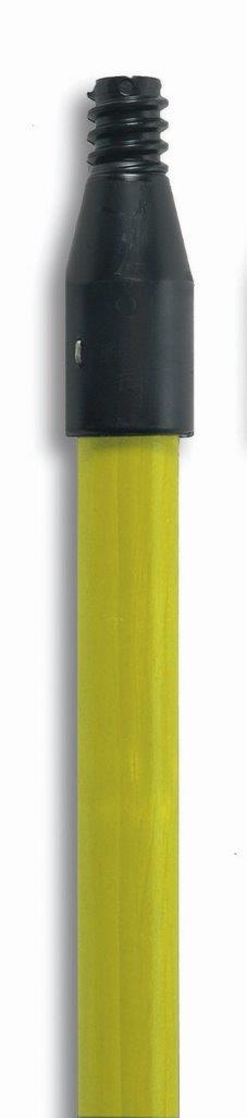 Broom Handle 57 IN Yellow Fiberglass Threaded 1/Each