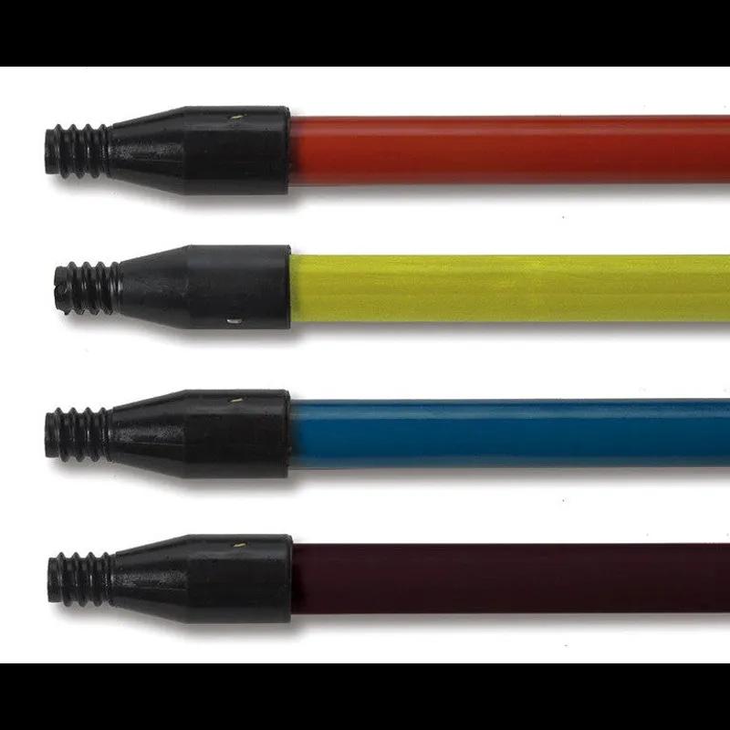 Broom Handle 57 IN Yellow Fiberglass Threaded 1/Each