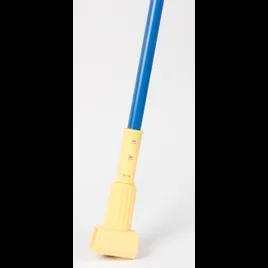 Mop Handle Blue Yellow Fiberglass 1/Each