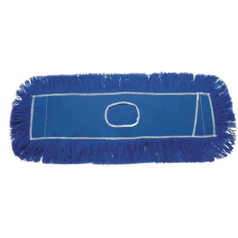 Clinger Dust Mop 36 IN Blue Cut End Magnetic 1/Each