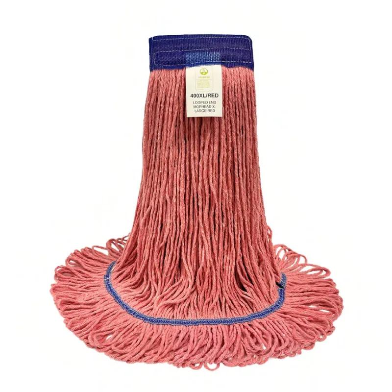 Mop XL Red Cotton Synthetic Blend 4PLY Looped All Purpose 1/Each