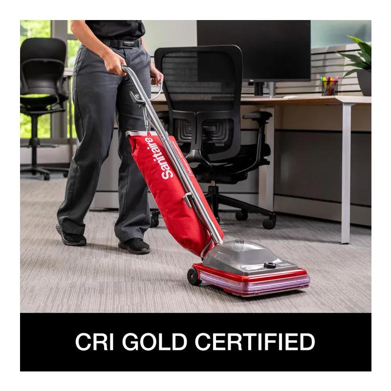 Sanitaire® TRADITION® Upright Vacuum Bag 17.25X21.25X8.5 IN 6.1 QT 12IN Red Gray 7 amp With 50FT Cord 1/Each