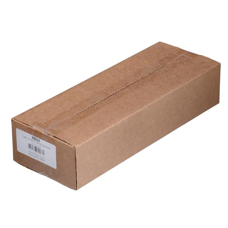 Toilet Seat Band 15X1.5 IN White Sparkling Clean Design 2000/Case