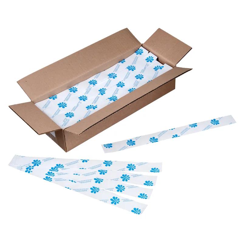 Toilet Seat Band 15X1.5 IN White Sparkling Clean Design 2000/Case