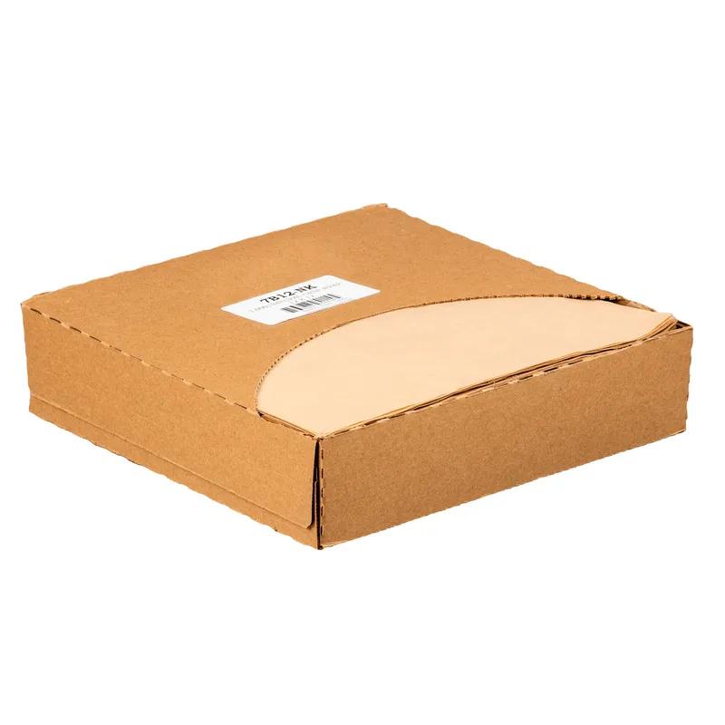 Sandwich Wrap 12X12 IN Paper Natural Plain Grease Resistant 5000/Case