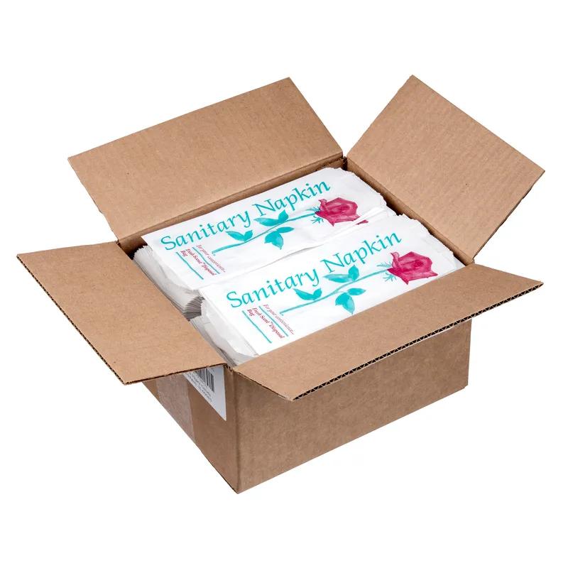 Menstrual Care Disposal Bag 4X2X9 IN White Sanitary Napkin Design 1000/Case