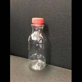 Juice Dairy Bottle & Lid Combo 16 OZ PET Clear Tall 86/Case