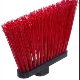 Sparta® Broom Head 8X12X2 IN Red PP Angled Threaded Color Coded 1/Each