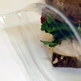 Sandwich Bag 6.5X6 IN LDPE 1.5MIL Clear With Zip Seal Closure FDA Compliant 500/Case