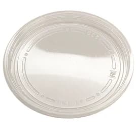 Alur Lid Flat 4.7X0.4 IN RPET Clear Round For 8-12-16-24-32 OZ Container Equal Pressure 500/Case
