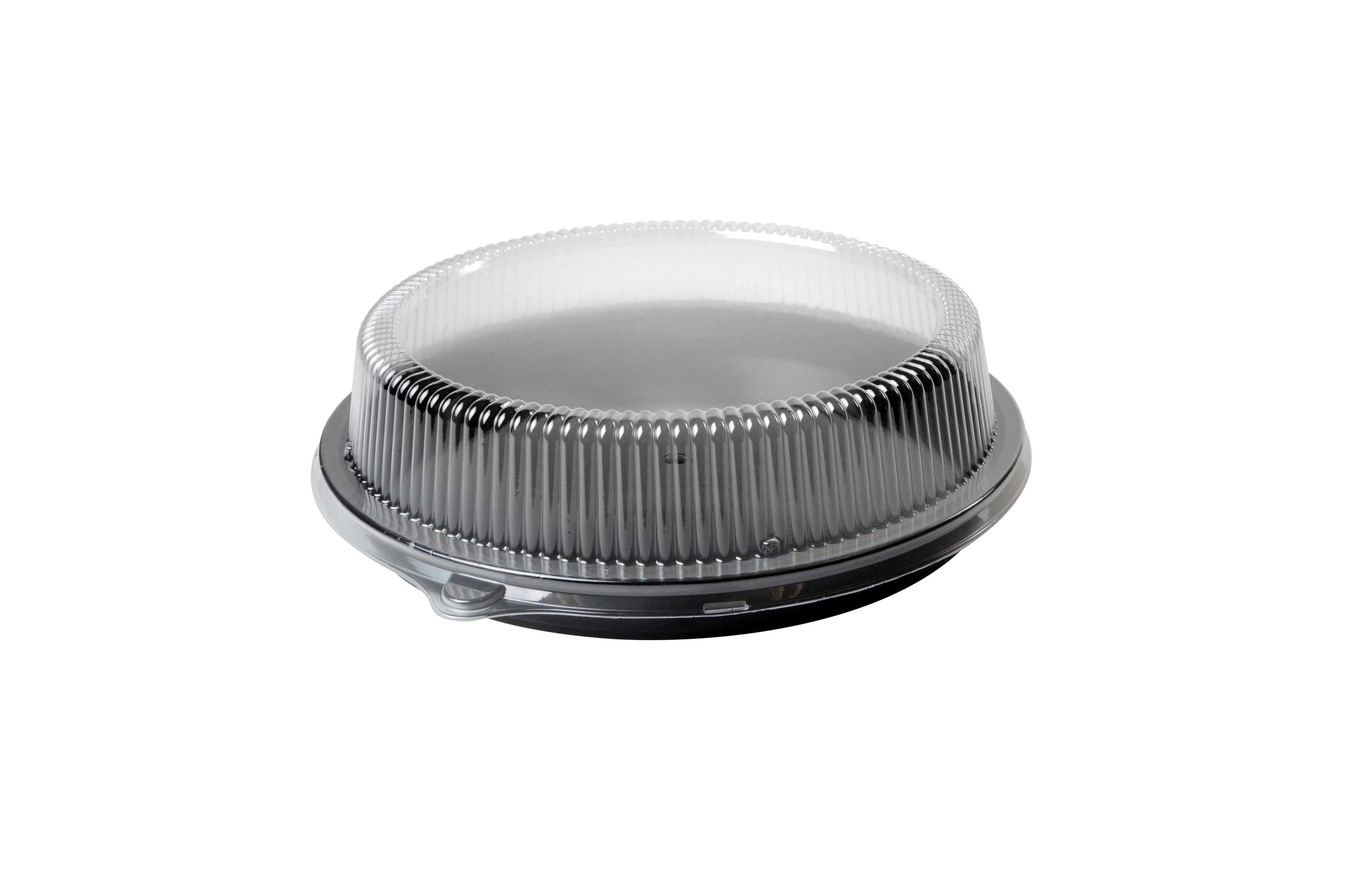 Lid Dome 10.25 IN PET Clear Round For Serving Tray 50/Case