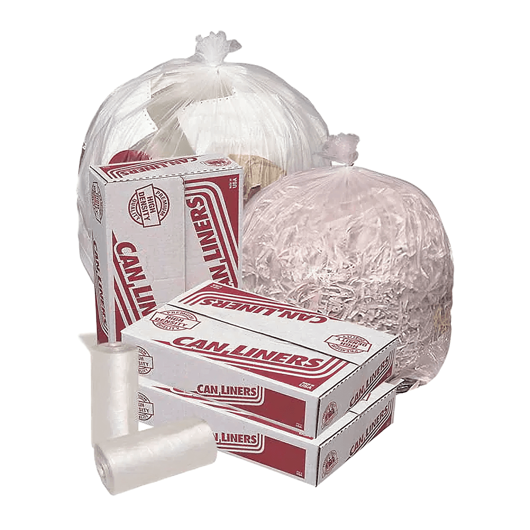 Liner 46X40 IN 45 GAL Clear 0.95MIL Roll Perforated 100/Case