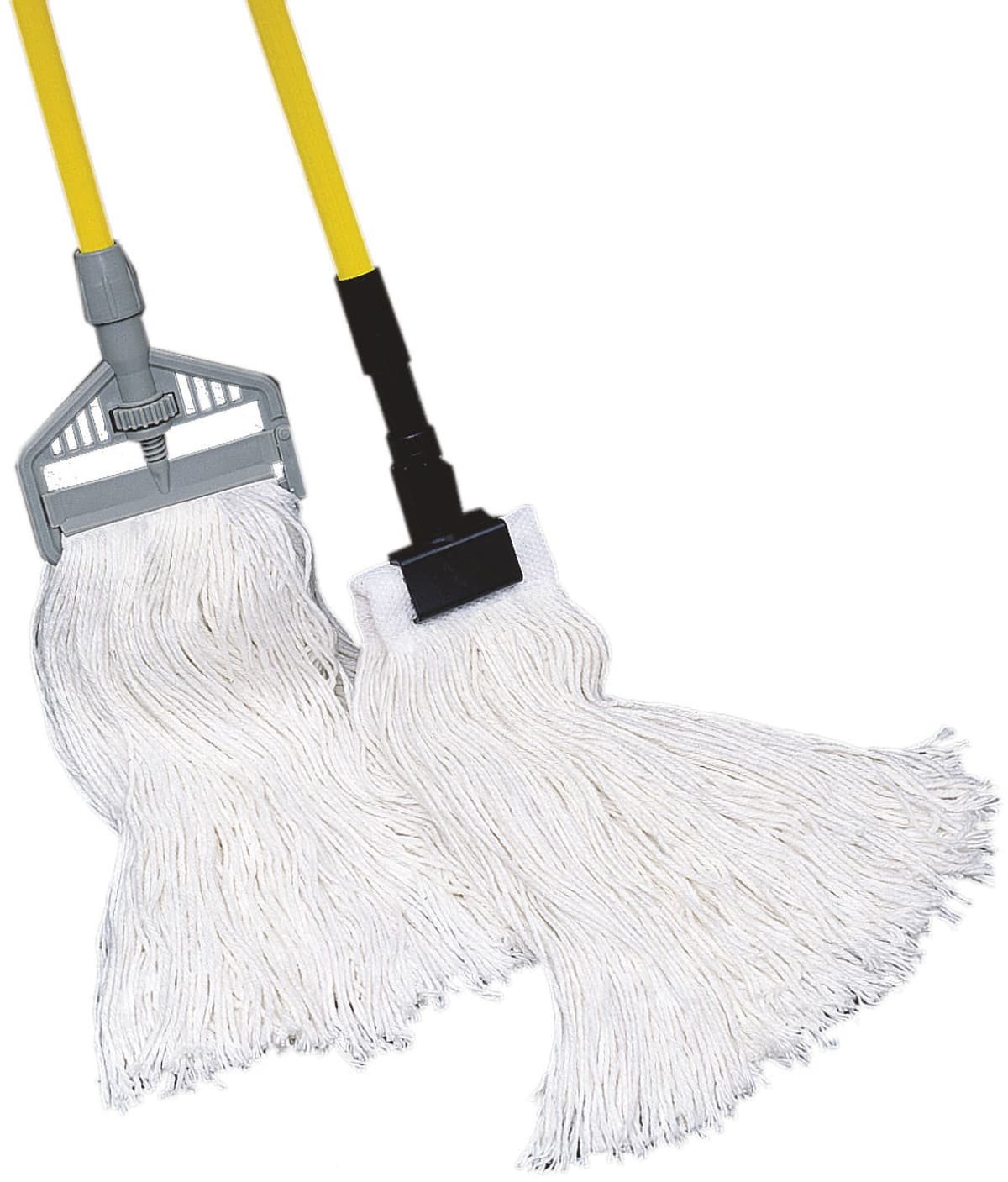 Mop Head 24 OZ White Rayon 4PLY Cut End 1.25IN Narrow Headband Standard 1/Each