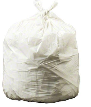 Can Liner 43X47 IN 56 GAL Natural 0.59MIL 15MIC 25 Count/Roll 8 Rolls/Case 200 Count/Case