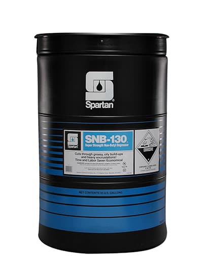 SNB-130® Unscented Degreaser 55 GAL Multi Surface Heavy Duty Alkaline Concentrate Non-Butyl Heavy Duty 1/Drum