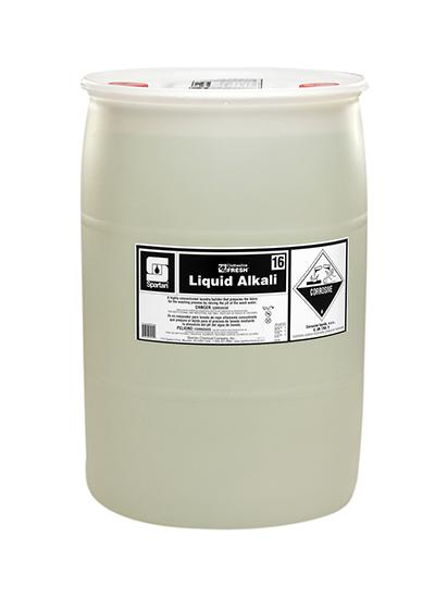 Clothesline Fresh® Liquid Alkali 16 Mild Scent Laundry Builder 55 GAL Alkaline 1/Drum