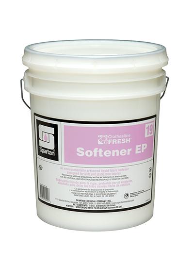 Clothesline Fresh® EP 19 Pleasant Scent Laundry Softener 5 GAL Mild Acid Liquid 1/Pail